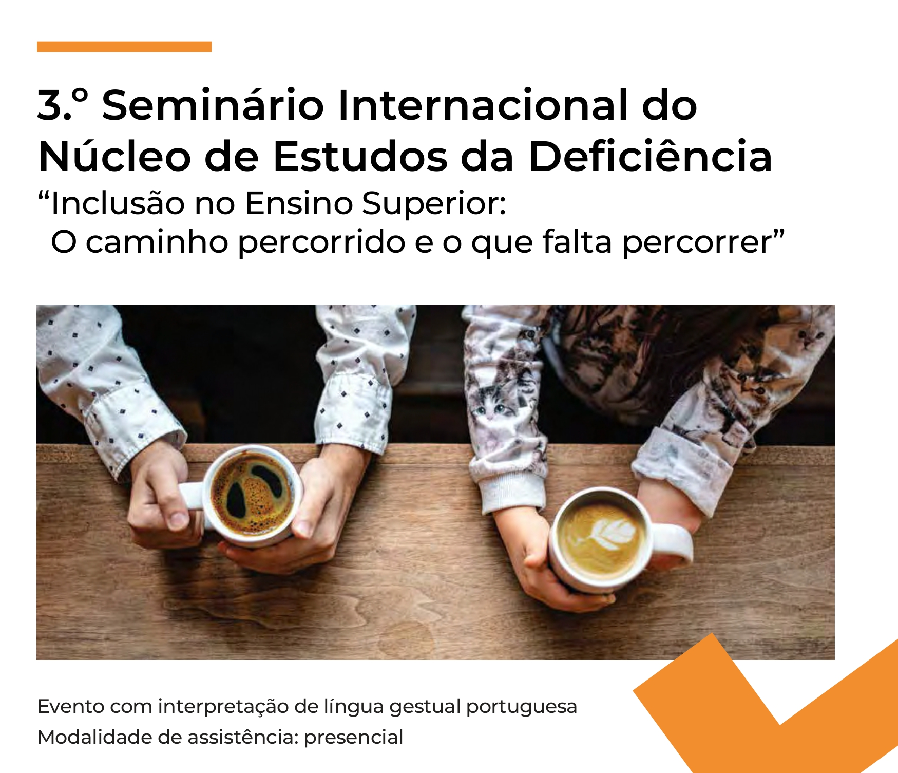é o titulo mais uma imagem ilustrativa que mostra 2 canecas com café a serem seguradas por 2 pessoas